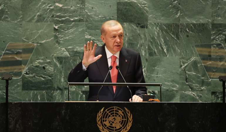 Cumhurbaşkanı Erdoğan BM Genel Kurulu’nda konuşuyor